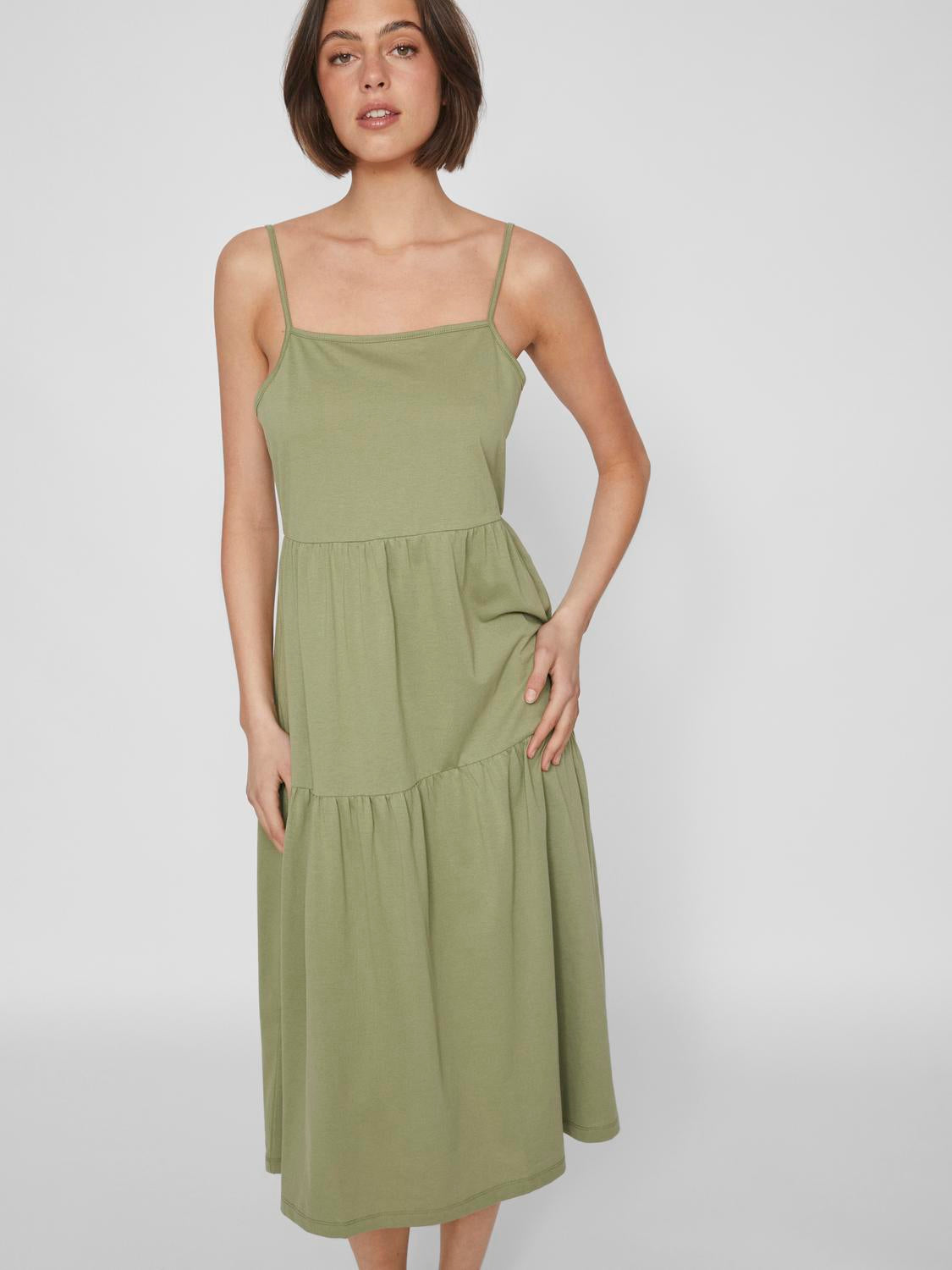 VISUMMER Dress - Oil Green